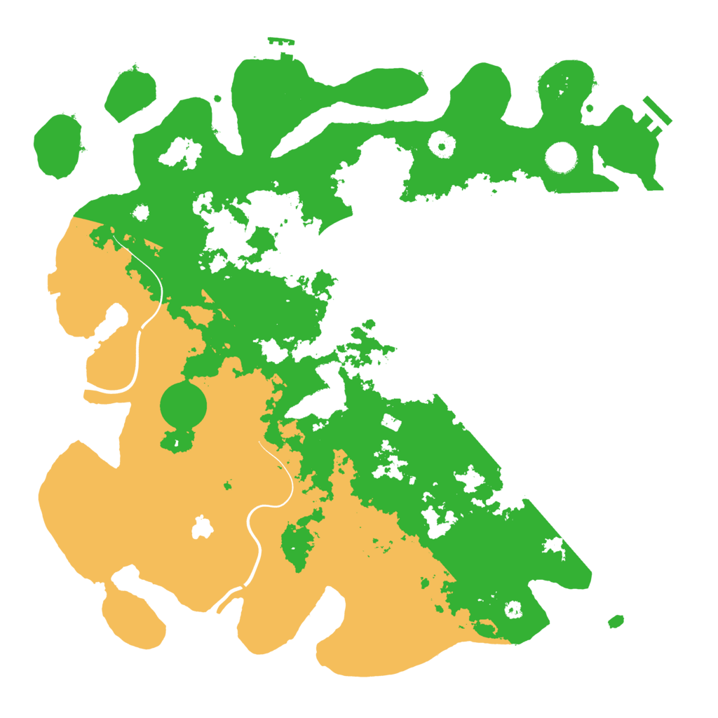 Biome Rust Map: Procedural Map, Size: 4050, Seed: 1918154781