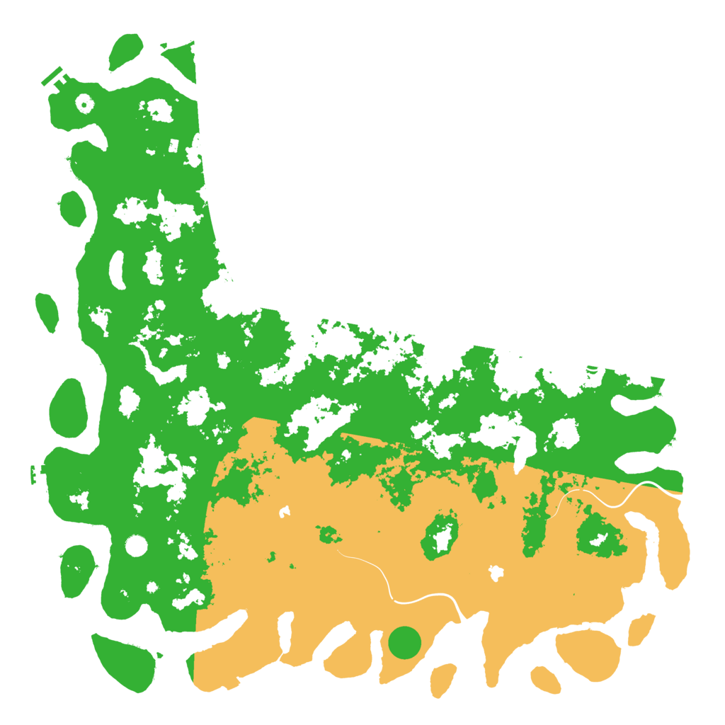 Biome Rust Map: Procedural Map, Size: 5801, Seed: 4564