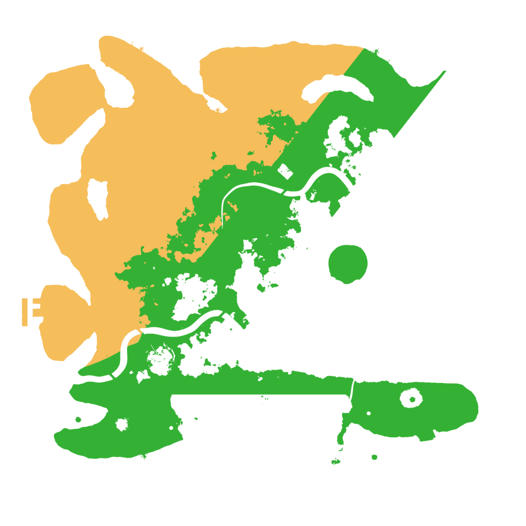 Biome Rust Map: Procedural Map, Size: 3800, Seed: 655721273