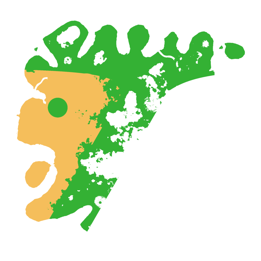 Biome Rust Map: Procedural Map, Size: 3500, Seed: 597312150