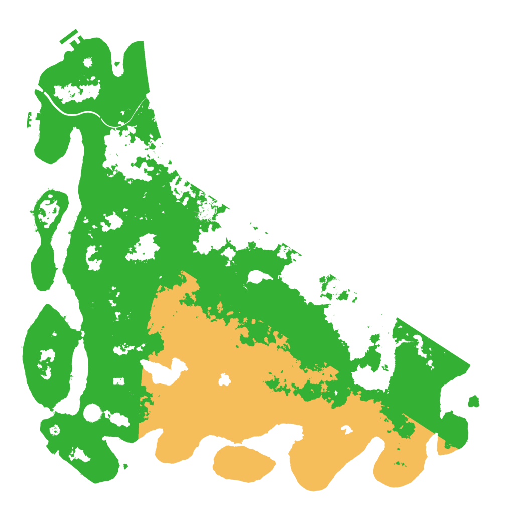 Biome Rust Map: Procedural Map, Size: 5000, Seed: 84346