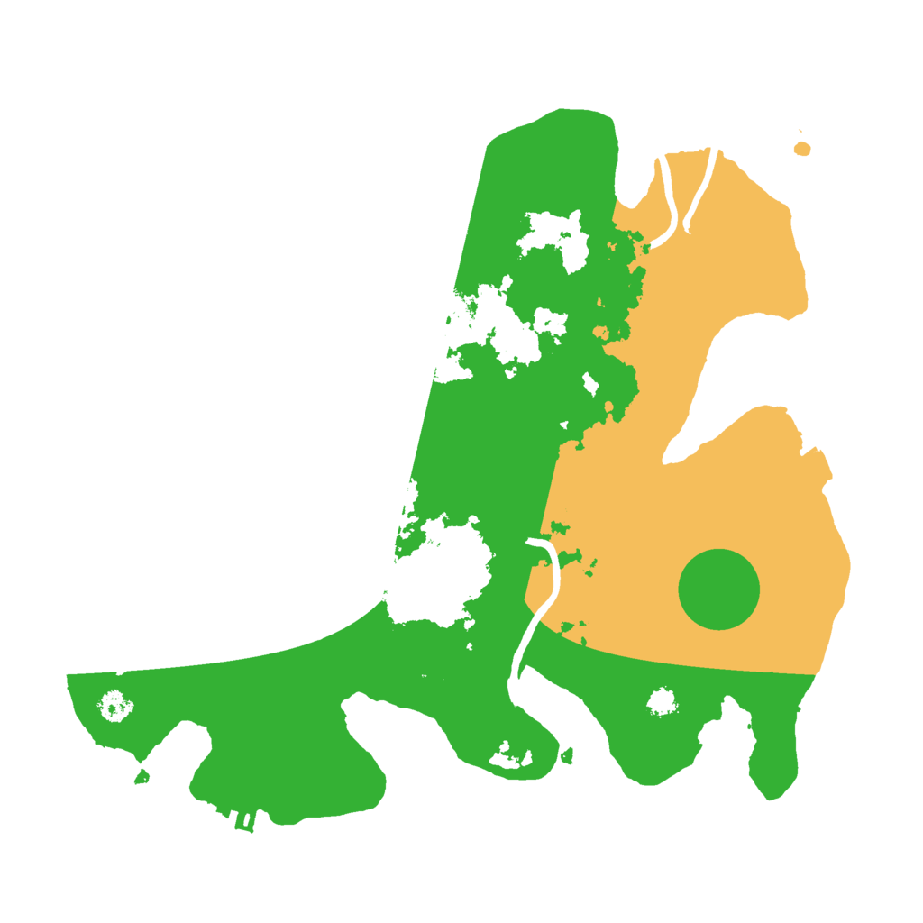 Biome Rust Map: Procedural Map, Size: 3000, Seed: 145287189