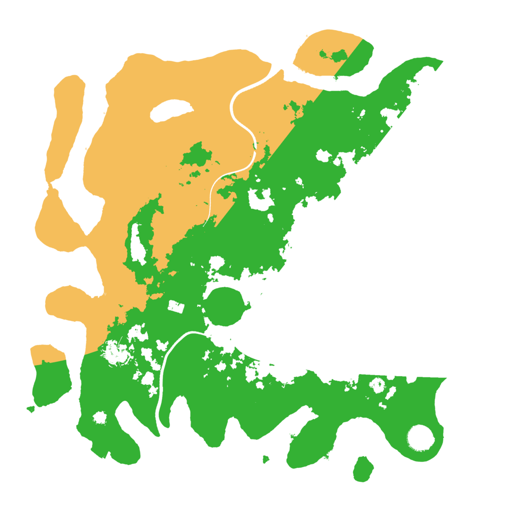 Biome Rust Map: Procedural Map, Size: 3500, Seed: 1007184695