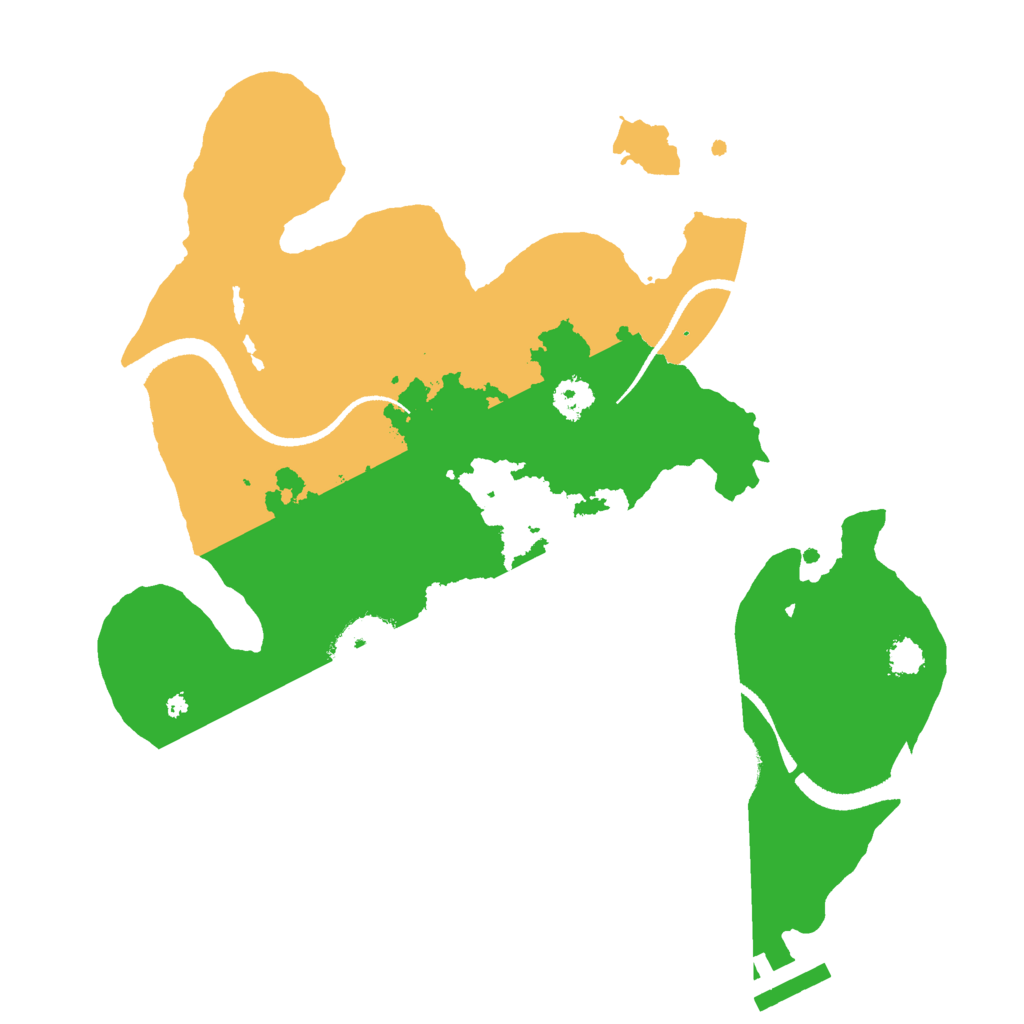 Biome Rust Map: Procedural Map, Size: 2600, Seed: 1241241525