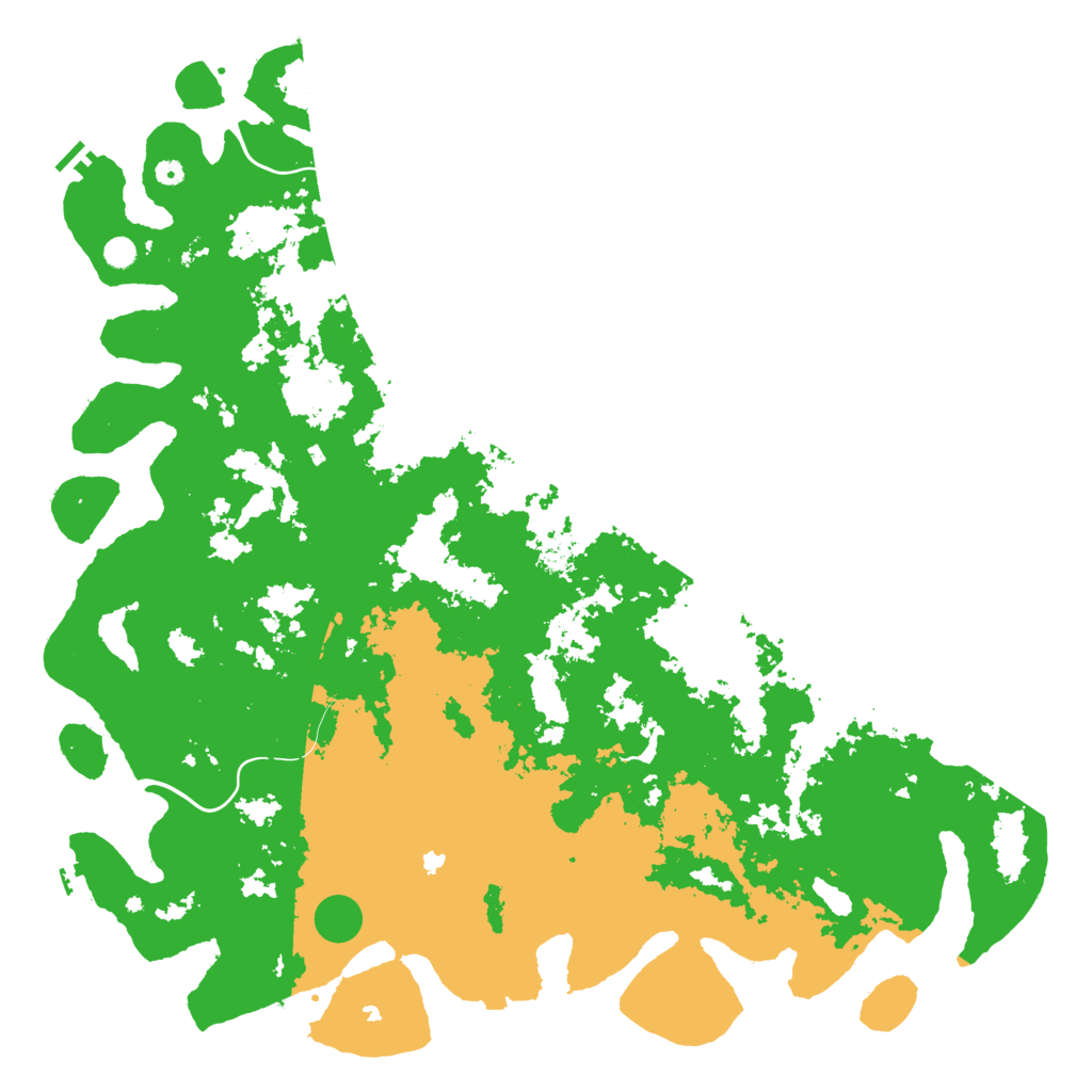 Biome Rust Map: Procedural Map, Size: 6000, Seed: 367358543