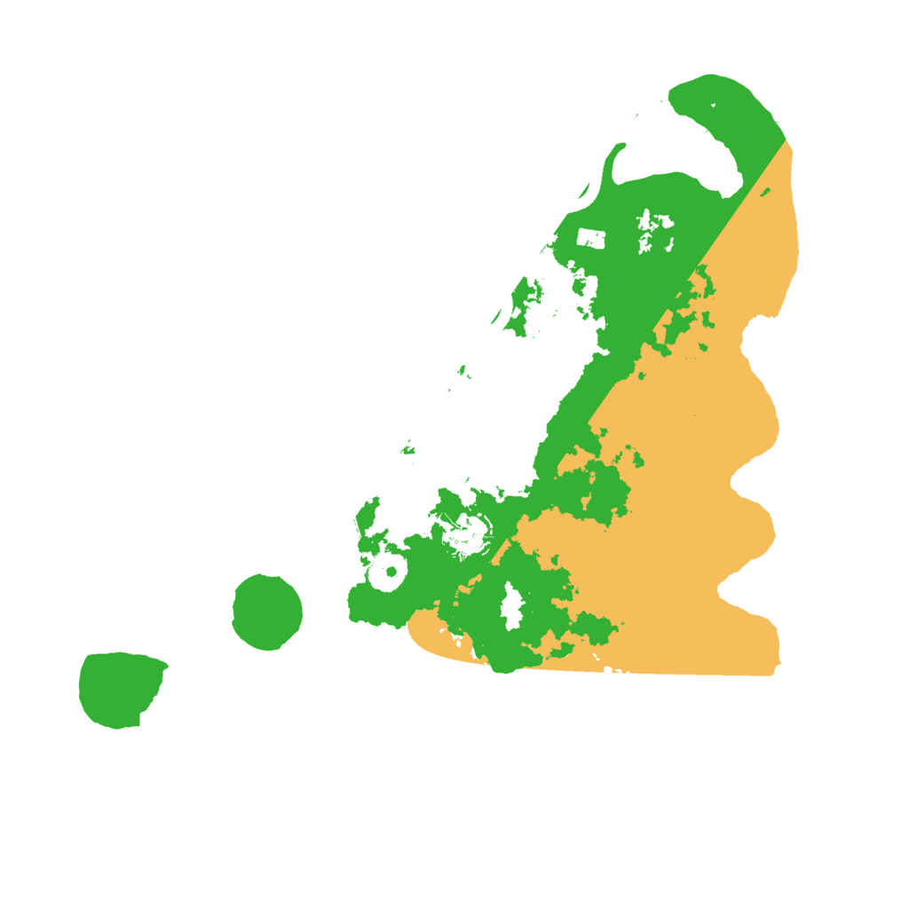 Biome Rust Map: Procedural Map, Size: 3500, Seed: 6458787