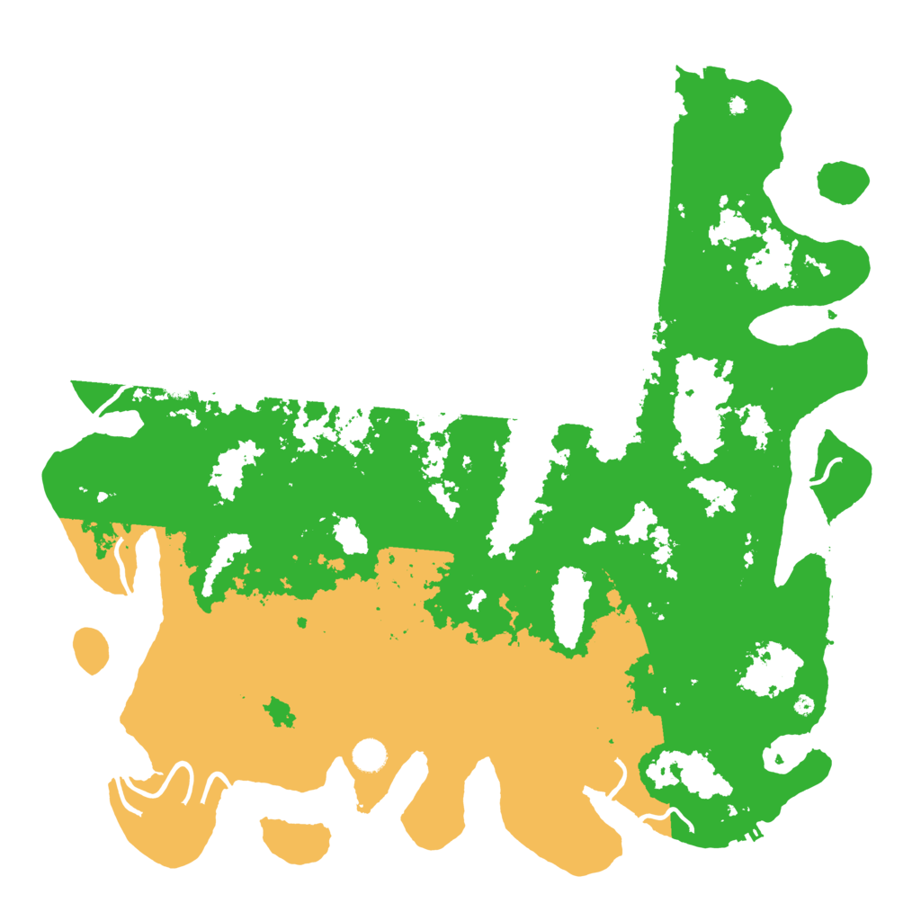 Biome Rust Map: Procedural Map, Size: 4800, Seed: 409107509