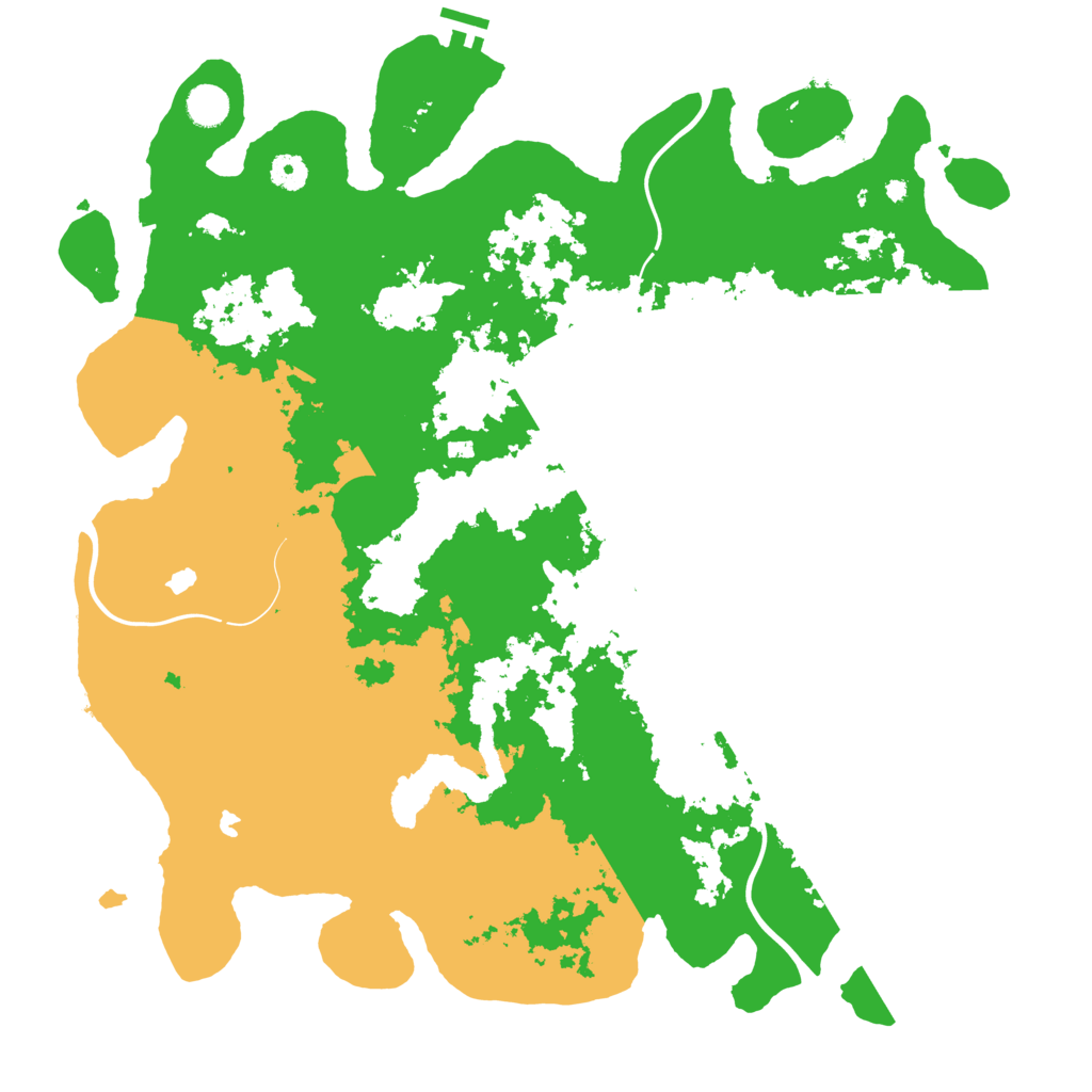 Biome Rust Map: Procedural Map, Size: 4500, Seed: 6953295