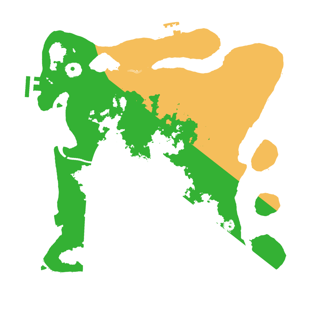 Biome Rust Map: Procedural Map, Size: 3000, Seed: 128777735