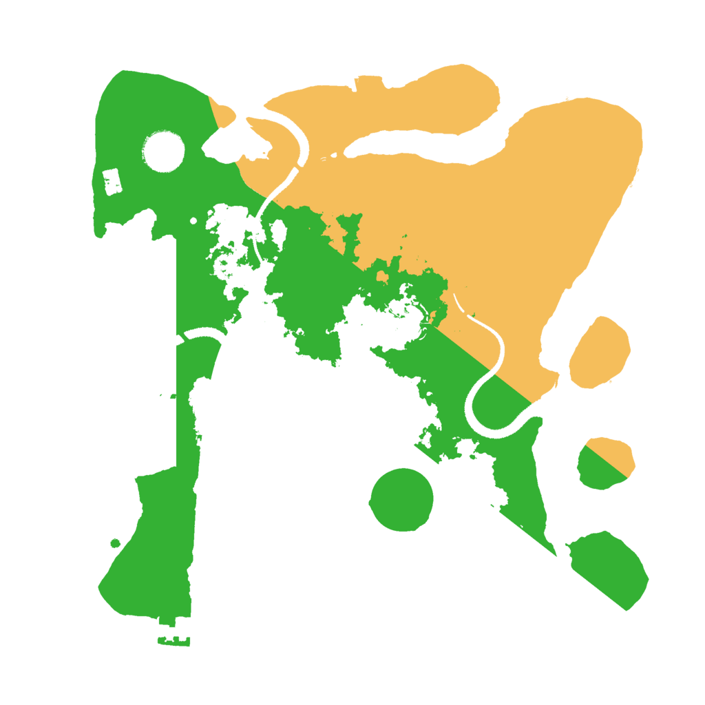 Biome Rust Map: Procedural Map, Size: 3000, Seed: 128777735