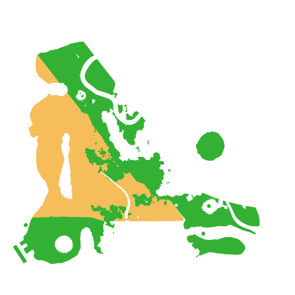 Biome Rust Map: Procedural Map, Size: 3000, Seed: 8232023