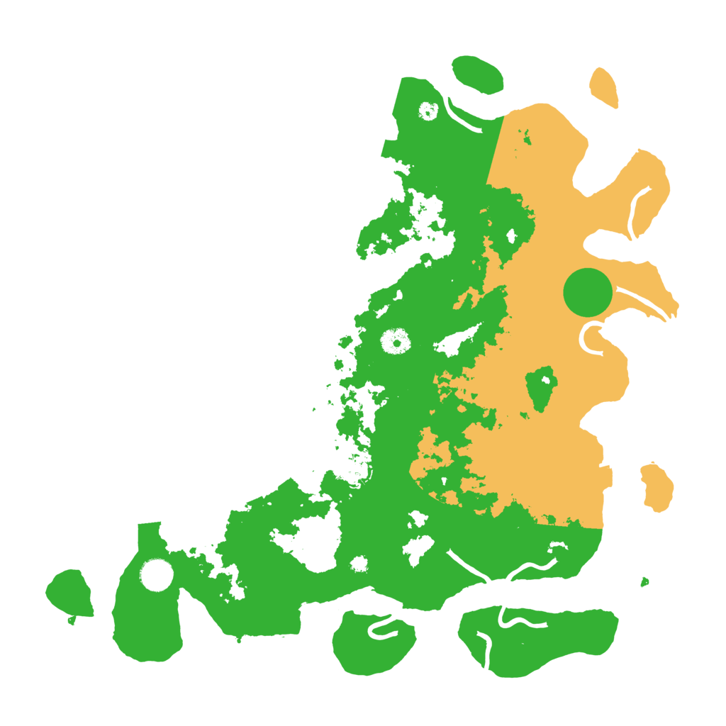 Biome Rust Map: Procedural Map, Size: 3900, Seed: 59911192