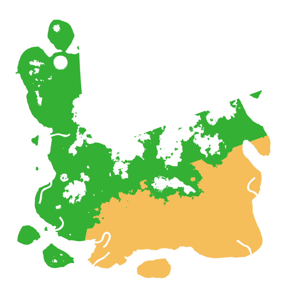 Biome Rust Map: Procedural Map, Size: 3750, Seed: 18707806