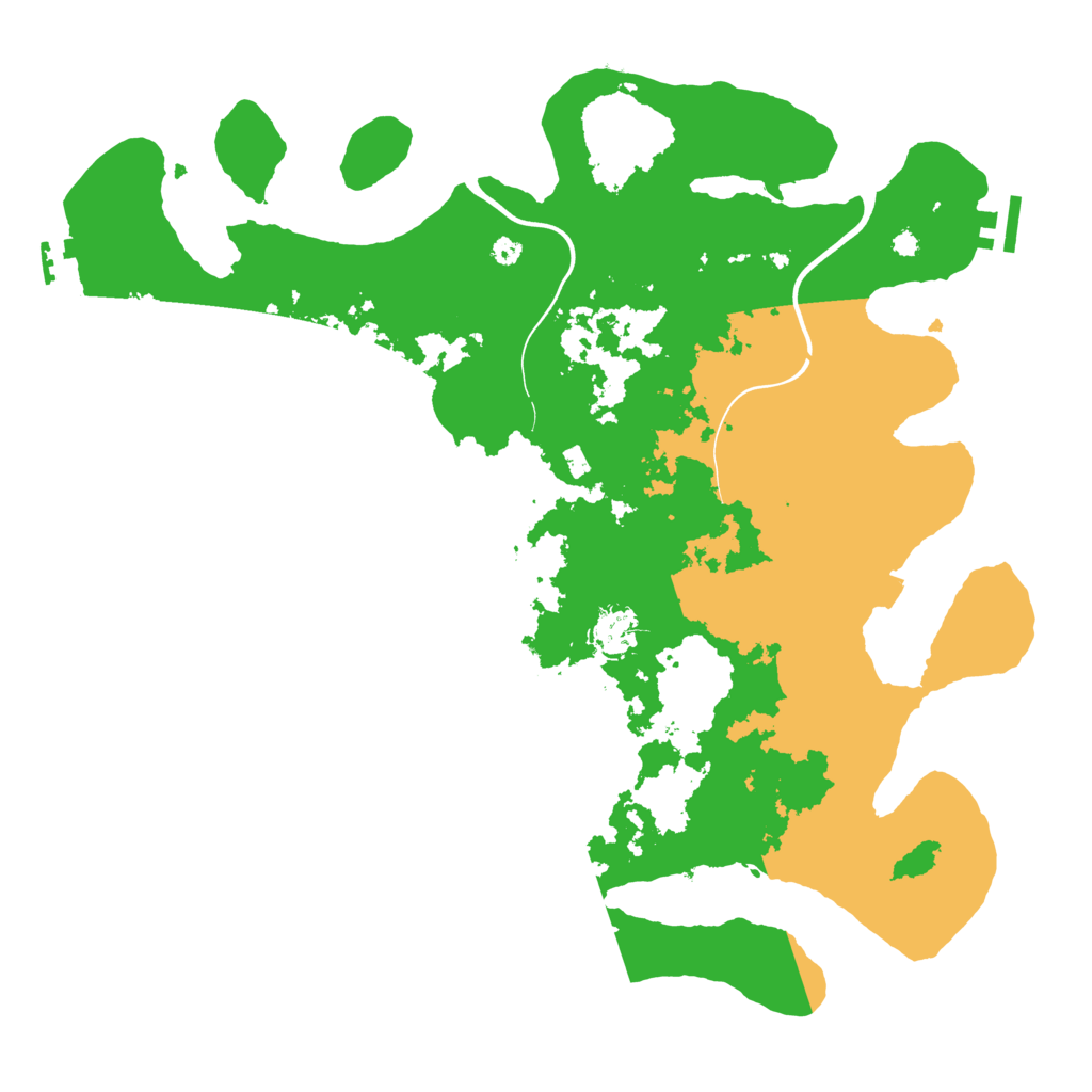 Biome Rust Map: Procedural Map, Size: 3900, Seed: 16529770