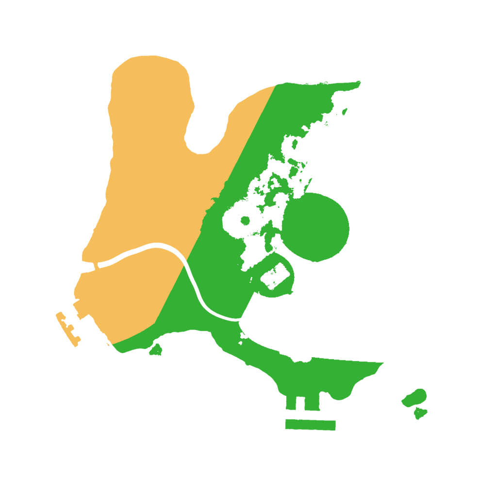 Biome Rust Map: Procedural Map, Size: 2001, Seed: 12991