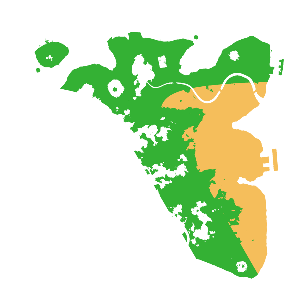 Biome Rust Map: Procedural Map, Size: 2800, Seed: 70
