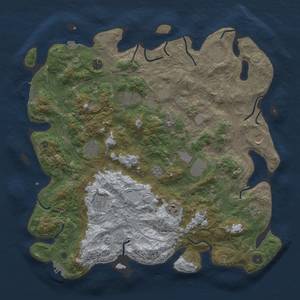 Thumbnail Rust Map: Procedural Map, Size: 4500, Seed: 892814180, 19 Monuments