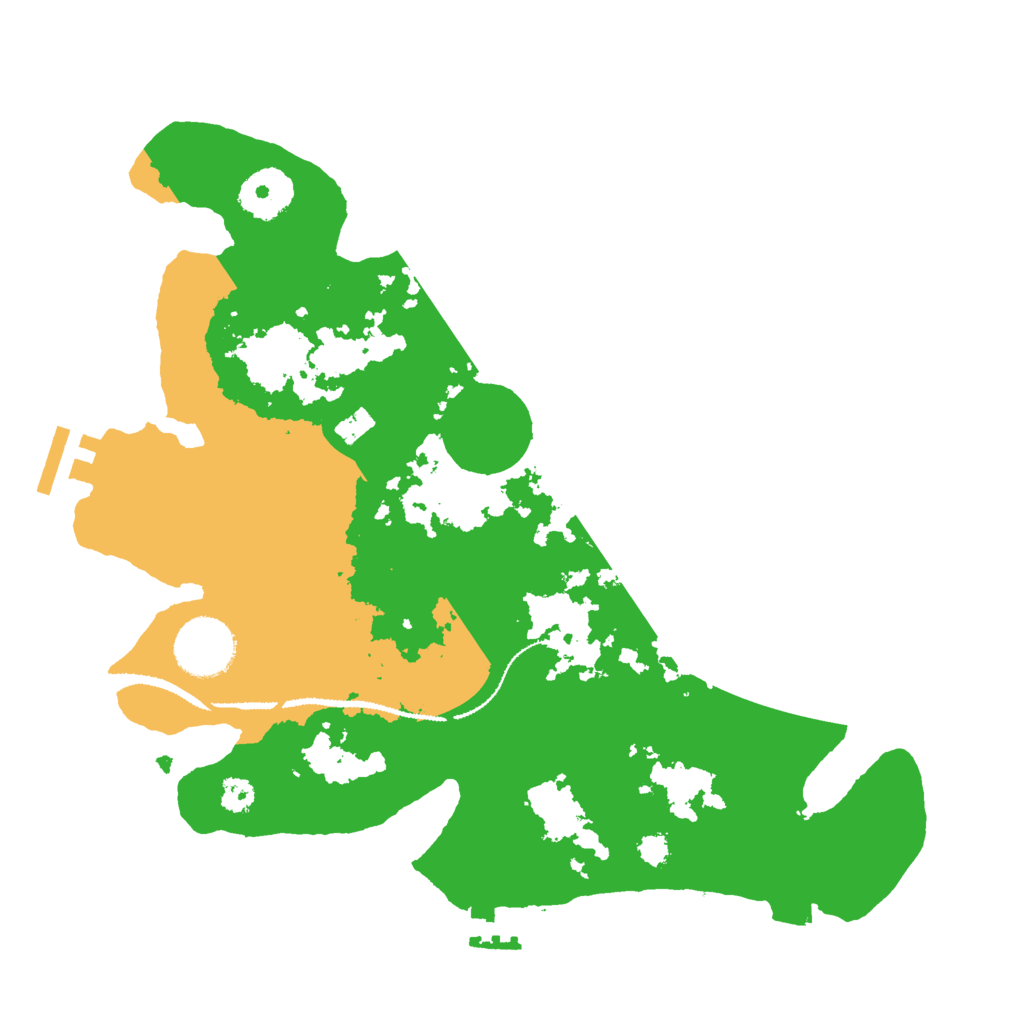 Biome Rust Map: Procedural Map, Size: 3000, Seed: 39453