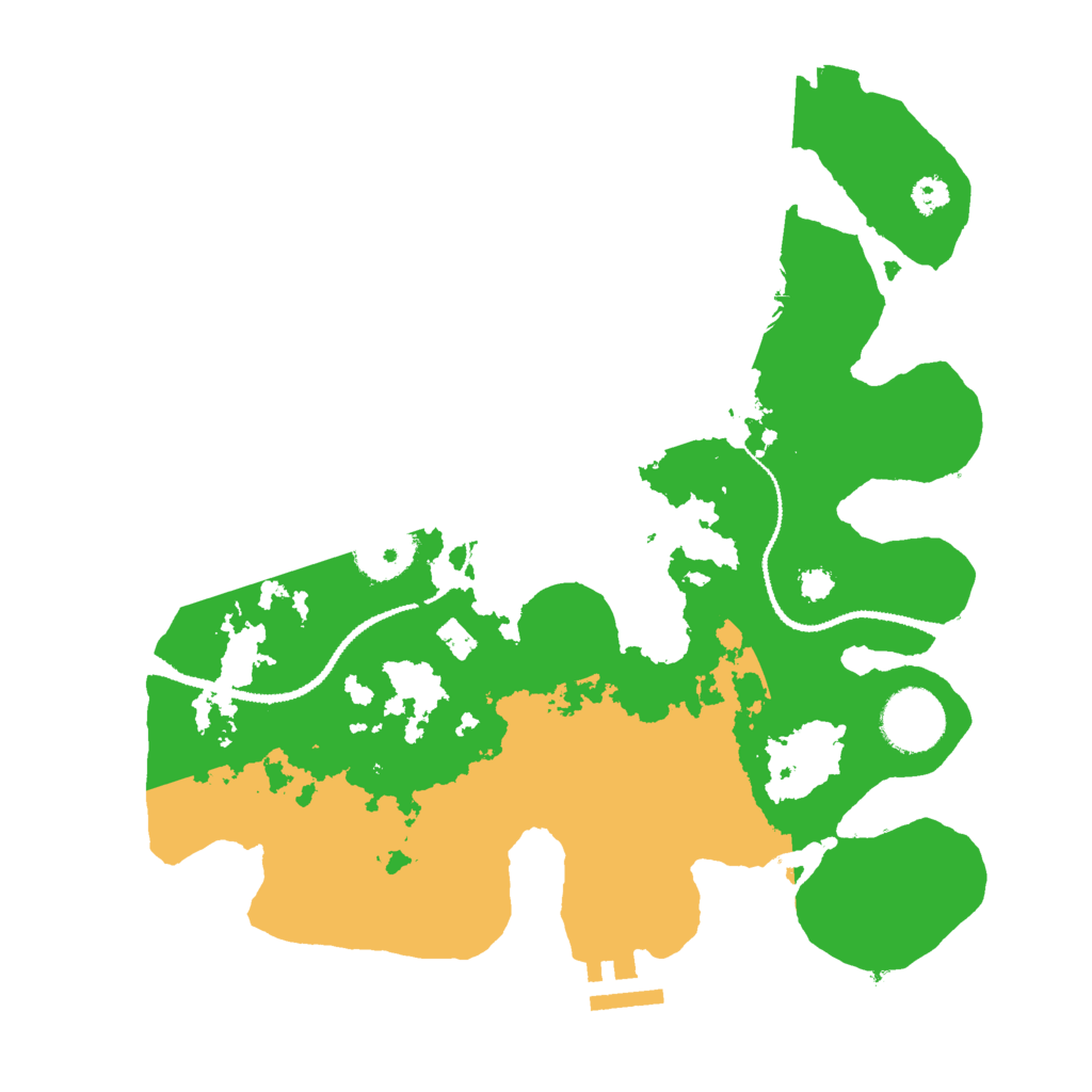 Biome Rust Map: Procedural Map, Size: 3000, Seed: 704074