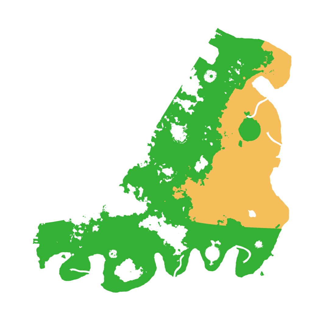 Biome Rust Map: Procedural Map, Size: 3800, Seed: 454654613