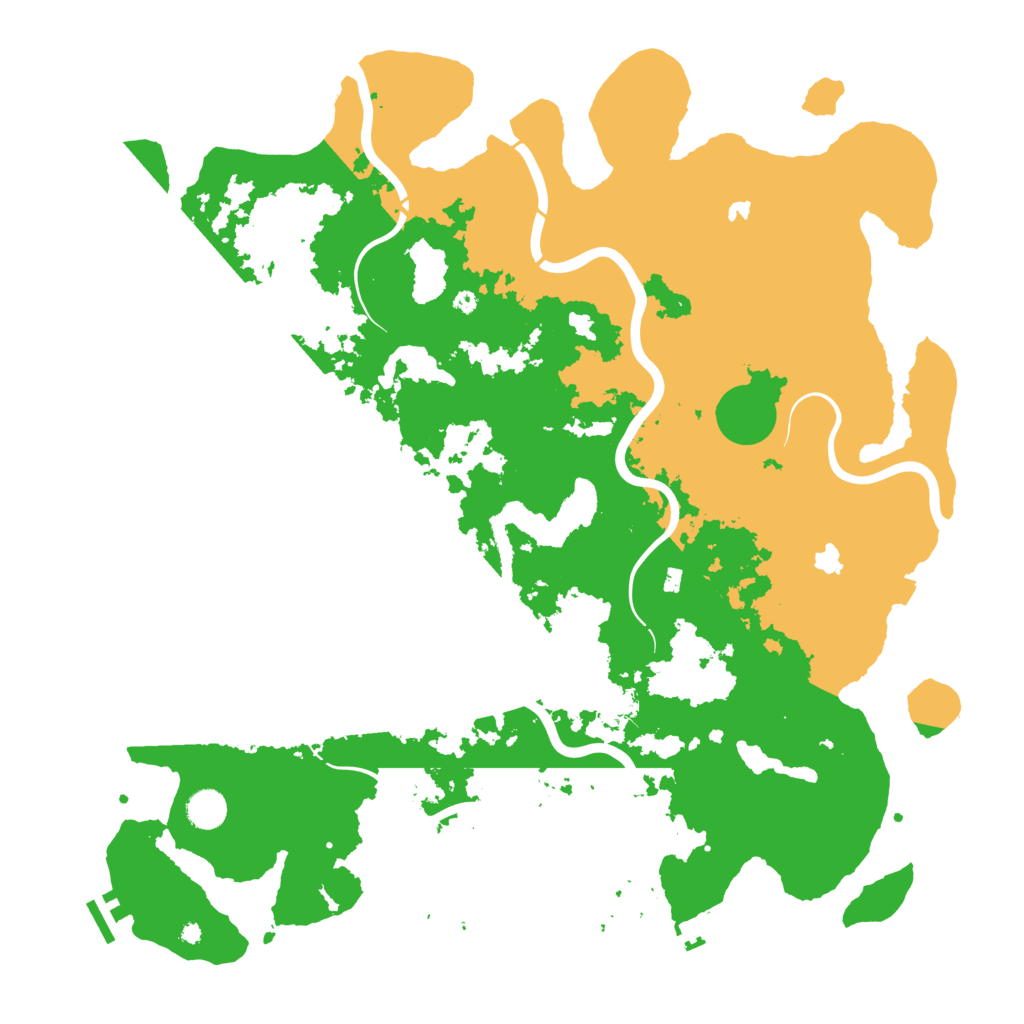 Biome Rust Map: Procedural Map, Size: 4500, Seed: 1894619