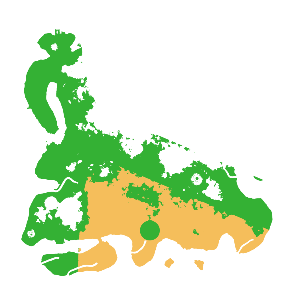 Biome Rust Map: Procedural Map, Size: 3900, Seed: 148812832