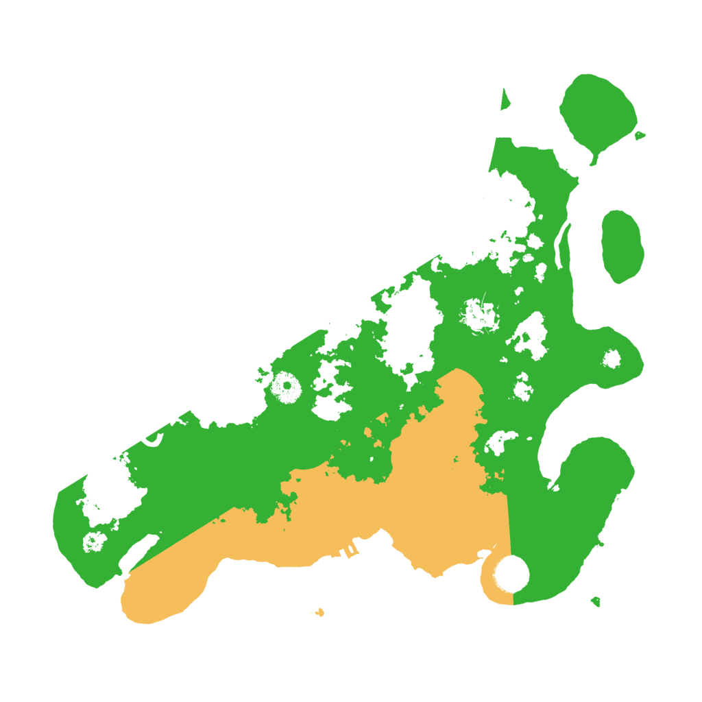Biome Rust Map: Procedural Map, Size: 3500, Seed: 1819098245