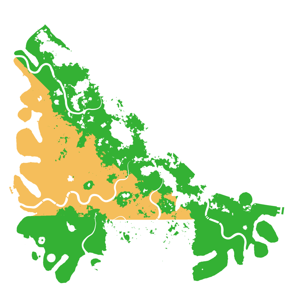 Biome Rust Map: Procedural Map, Size: 6000, Seed: 384582