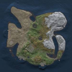 Thumbnail Rust Map: Procedural Map, Size: 2497, Seed: 4825, 12 Monuments