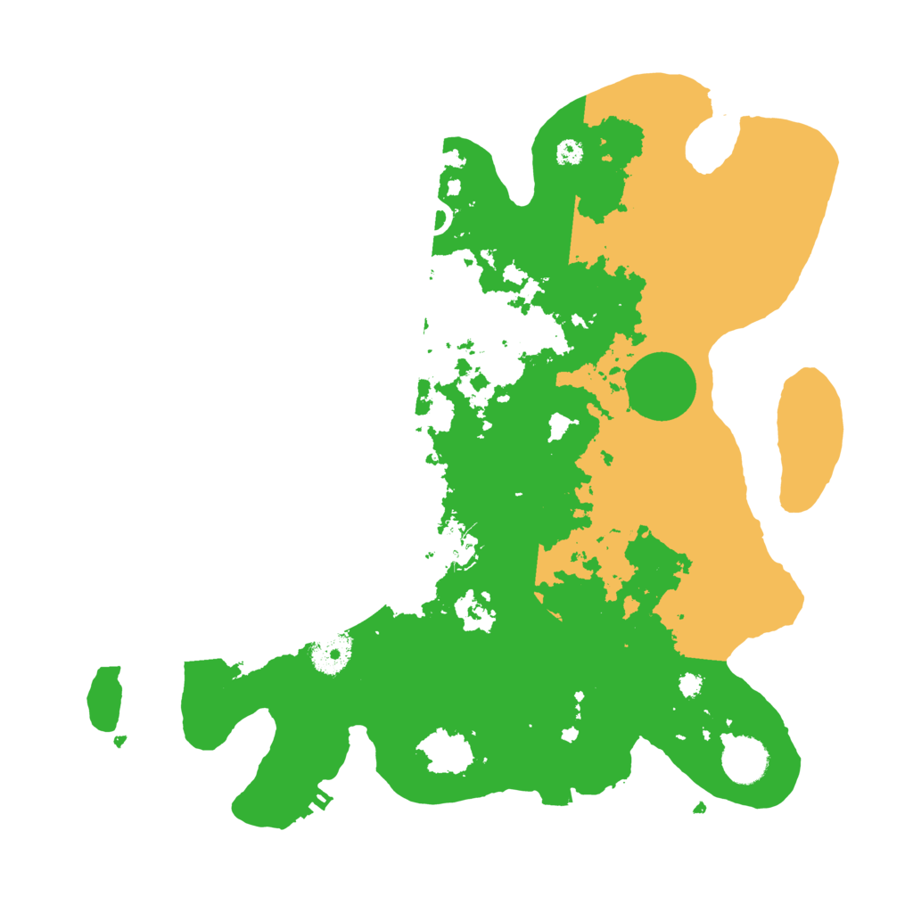 Biome Rust Map: Procedural Map, Size: 3500, Seed: 1234567123