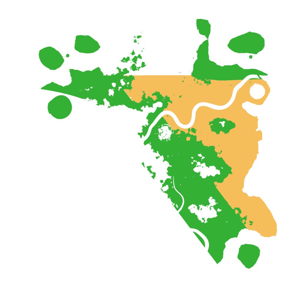 Biome Rust Map: Procedural Map, Size: 3500, Seed: 294161888