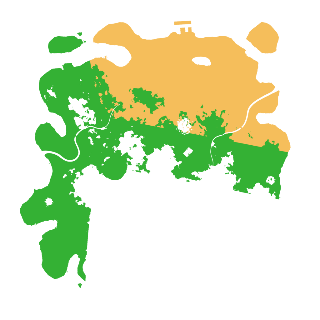 Biome Rust Map: Procedural Map, Size: 3800, Seed: 834324462