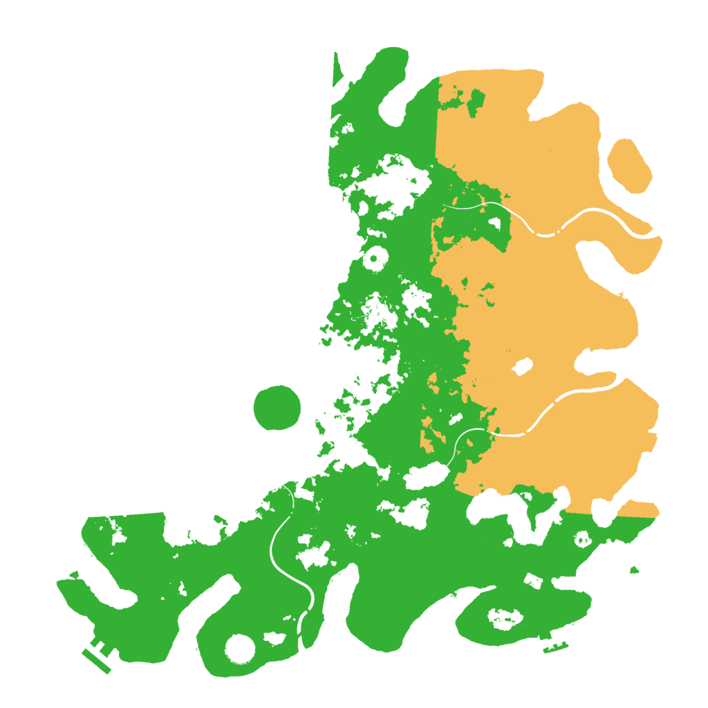 Biome Rust Map: Procedural Map, Size: 4250, Seed: 540843372