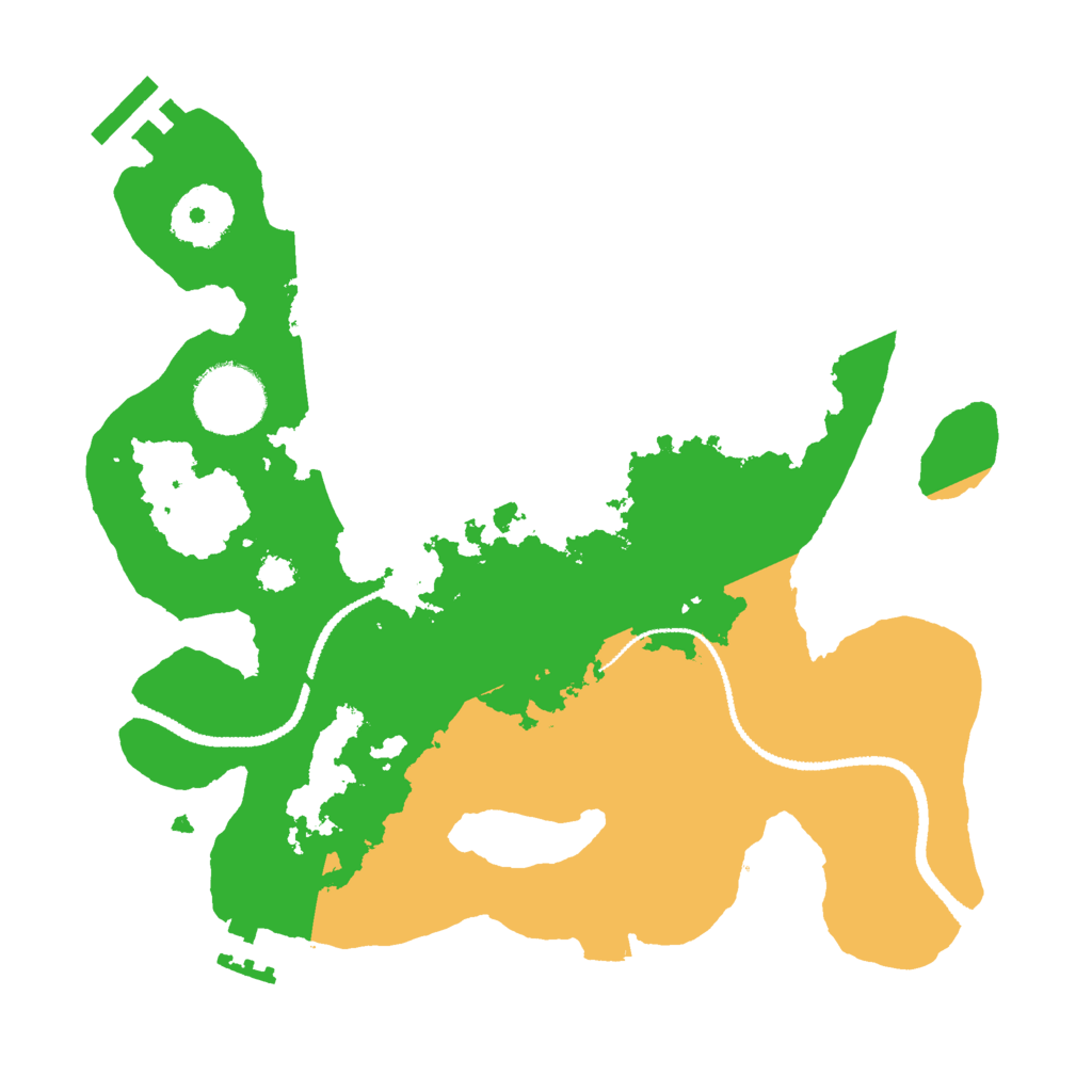 Biome Rust Map: Procedural Map, Size: 2700, Seed: 5498432