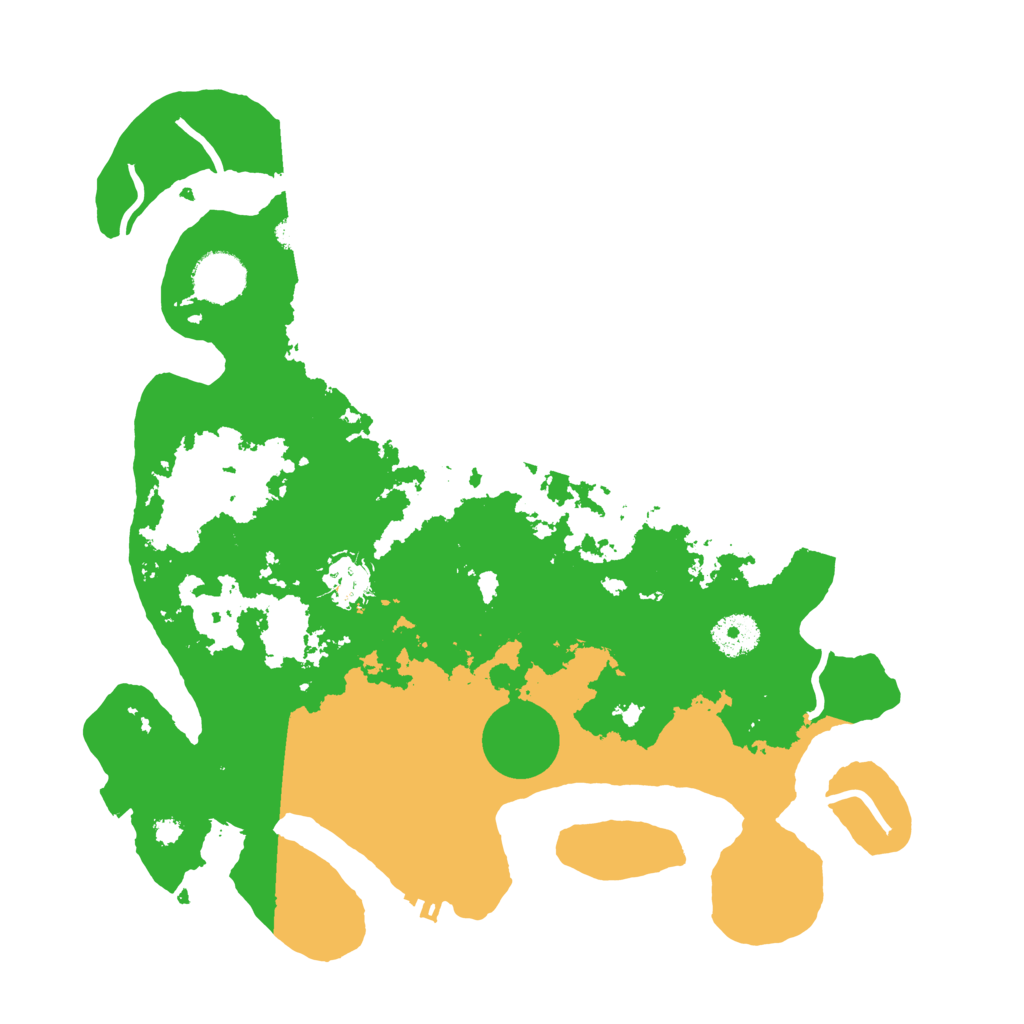 Biome Rust Map: Procedural Map, Size: 3500, Seed: 1299712848