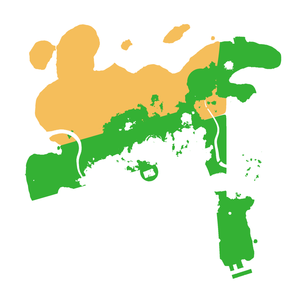 Biome Rust Map: Procedural Map, Size: 3000, Seed: 7297100