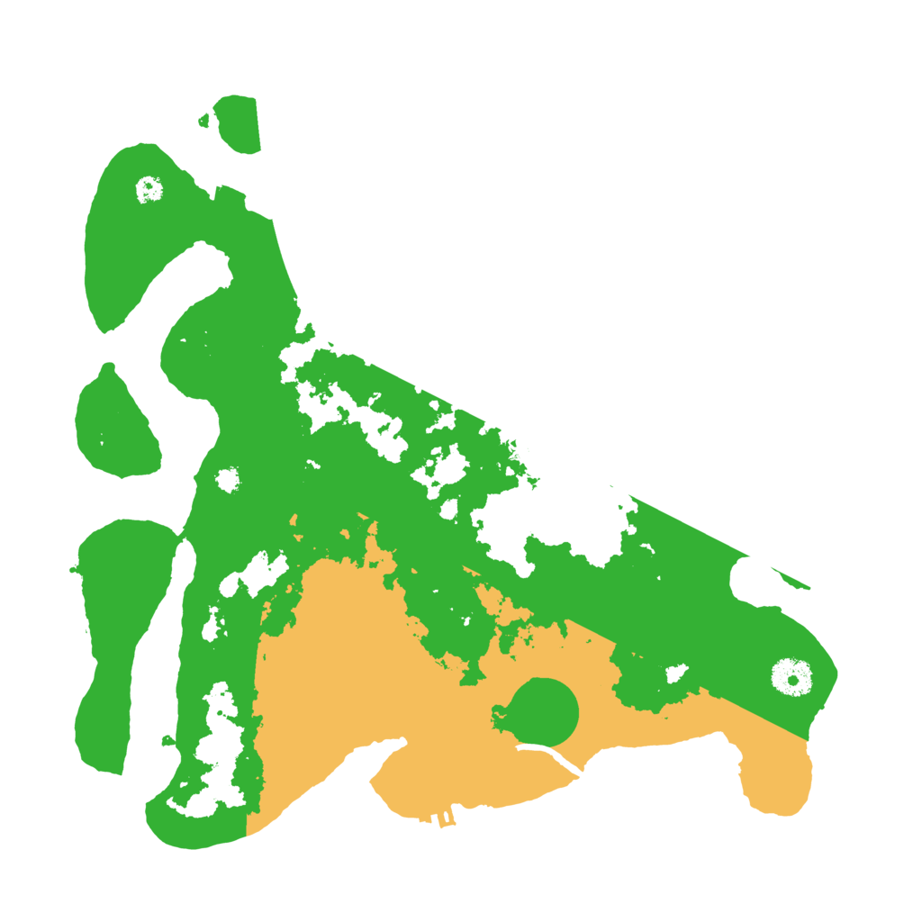 Biome Rust Map: Procedural Map, Size: 3500, Seed: 1850418521