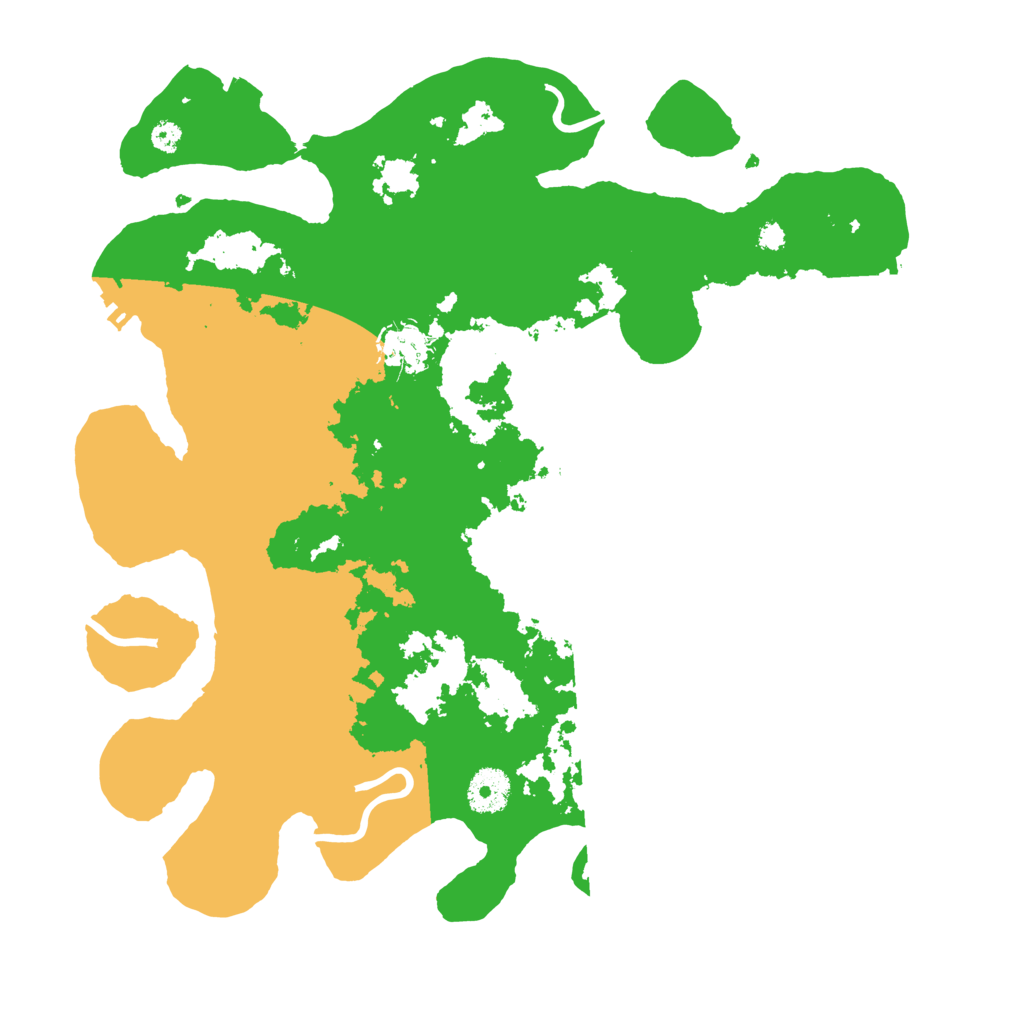 Biome Rust Map: Procedural Map, Size: 3500, Seed: 261112288