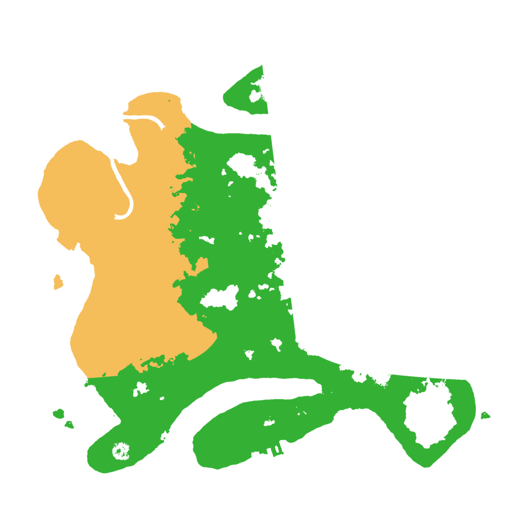 Biome Rust Map: Procedural Map, Size: 3000, Seed: 9578