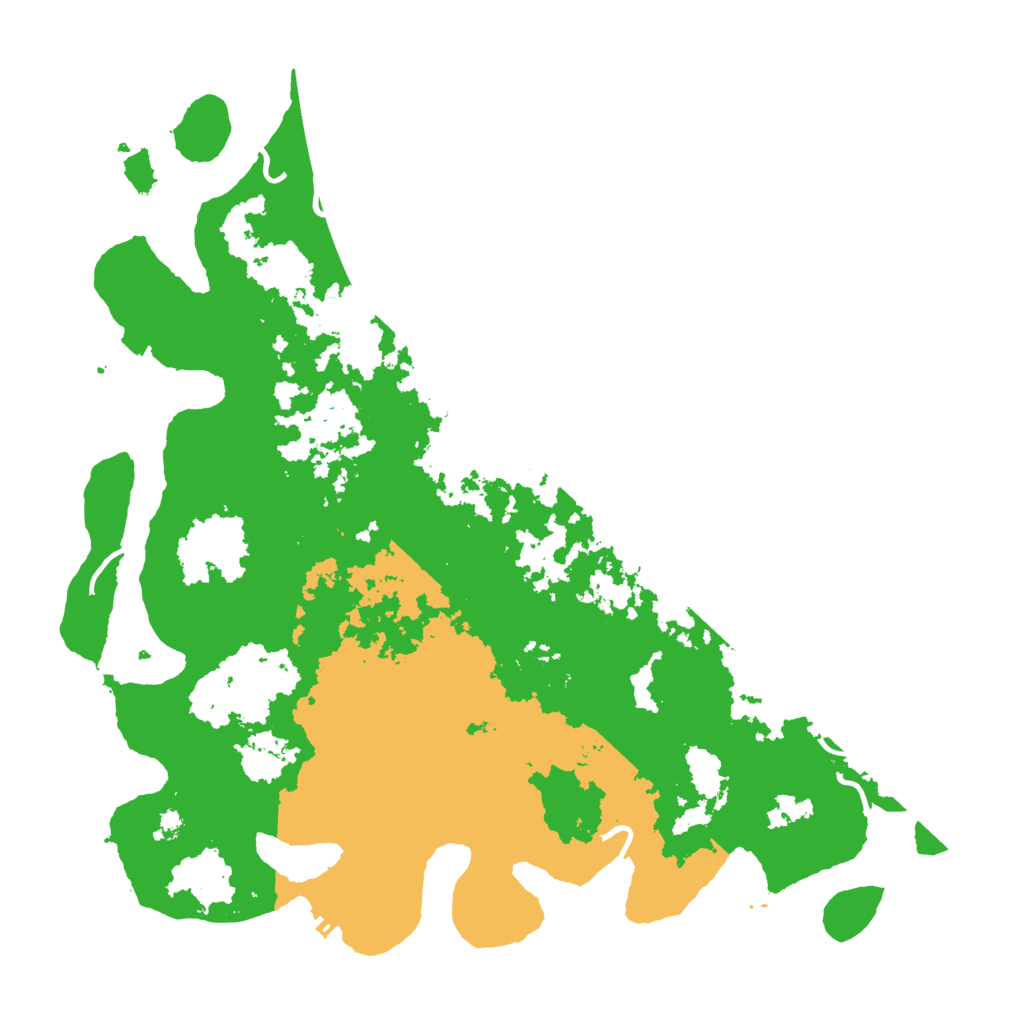 Biome Rust Map: Procedural Map, Size: 4444, Seed: 333