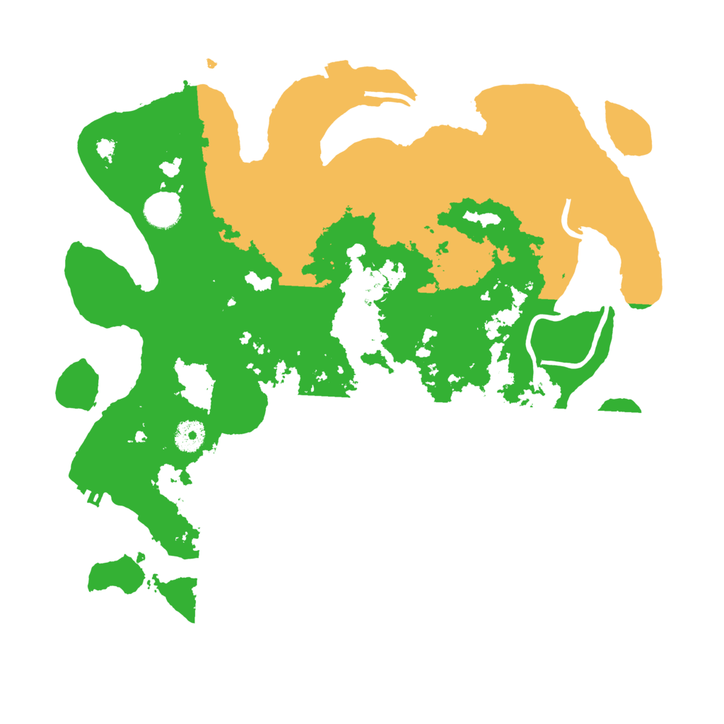 Biome Rust Map: Procedural Map, Size: 3500, Seed: 751561233