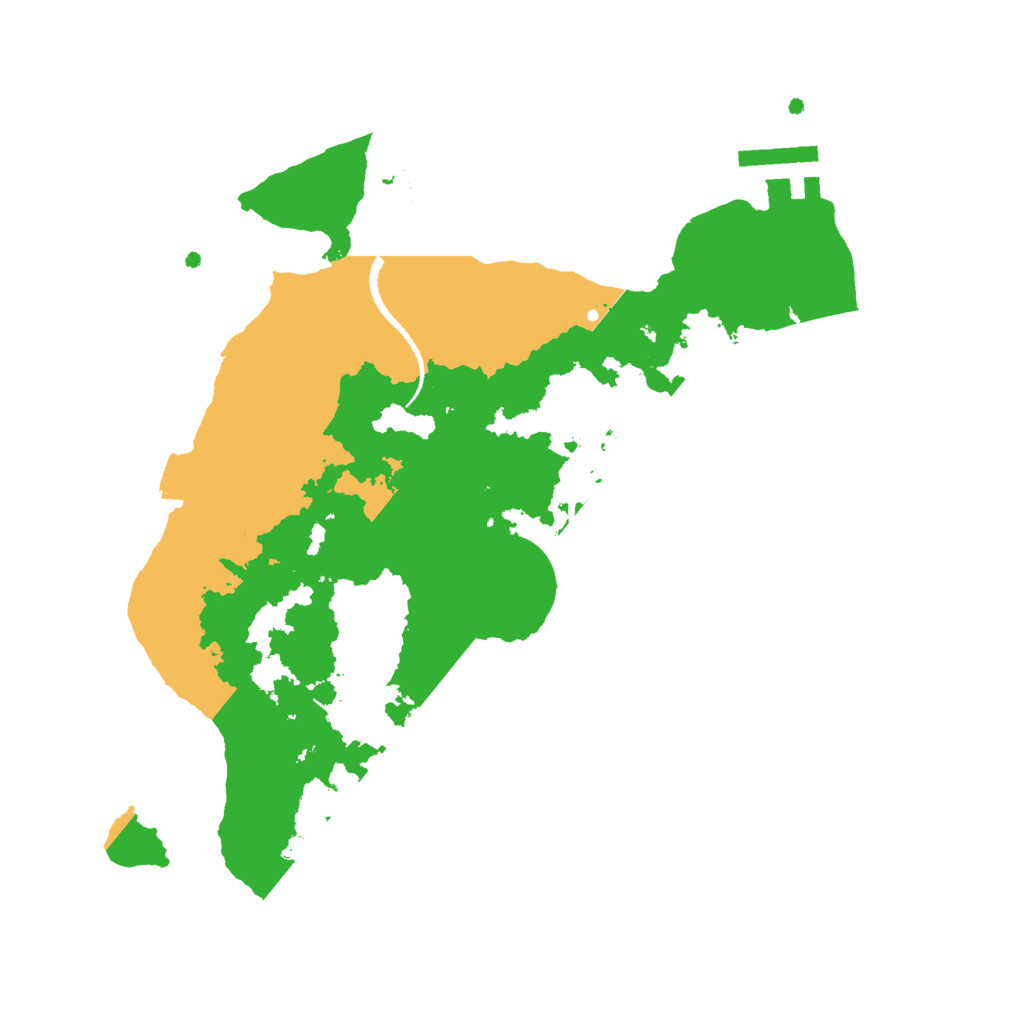 Biome Rust Map: Procedural Map, Size: 2600, Seed: 123765