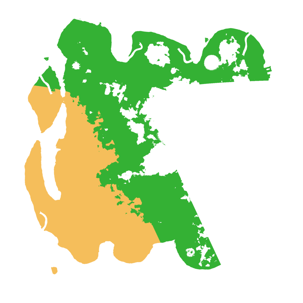 Biome Rust Map: Procedural Map, Size: 3500, Seed: 942583986