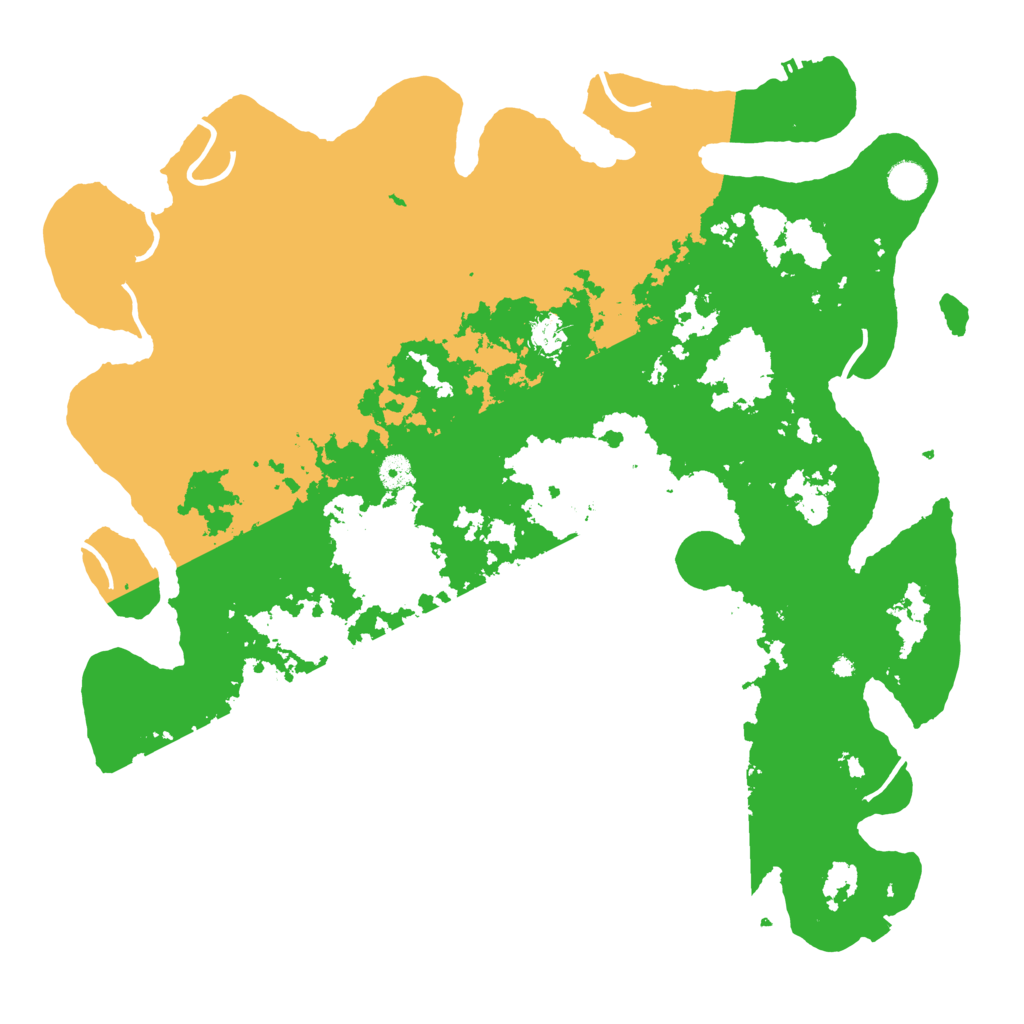 Biome Rust Map: Procedural Map, Size: 4621, Seed: 1000000