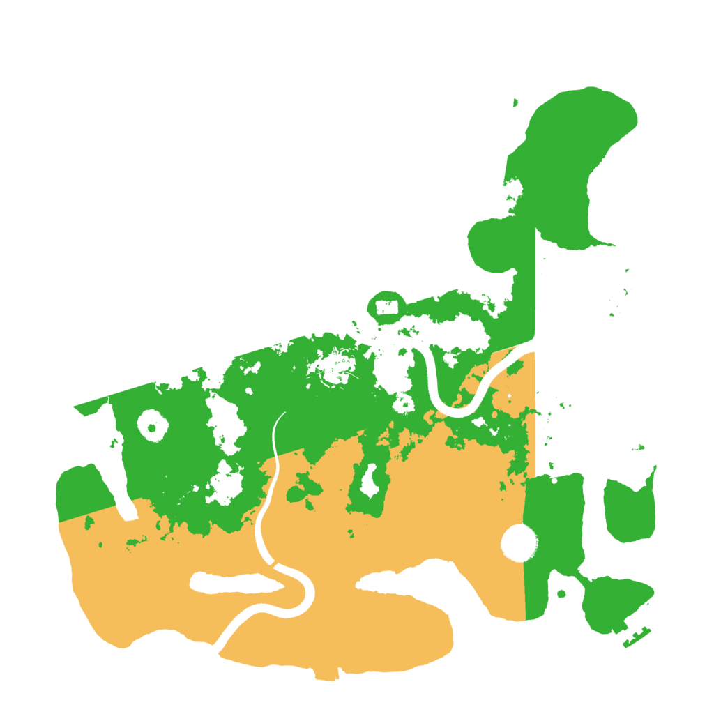 Biome Rust Map: Procedural Map, Size: 3500, Seed: 20259879