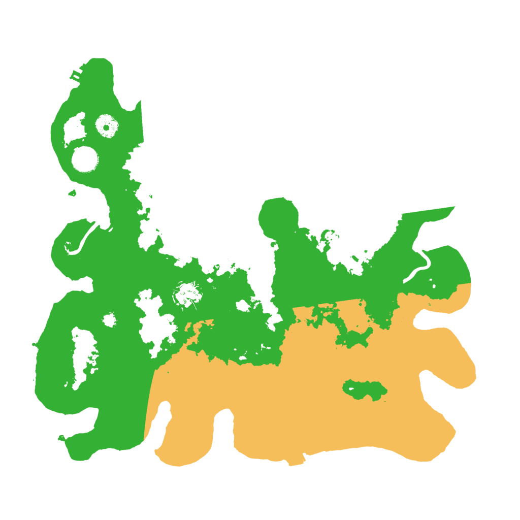 Biome Rust Map: Procedural Map, Size: 3500, Seed: 211341648
