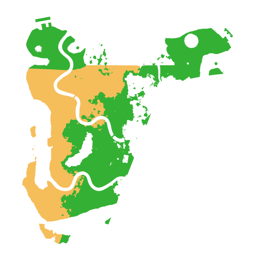Biome Rust Map: Procedural Map, Size: 3500, Seed: 1533954177