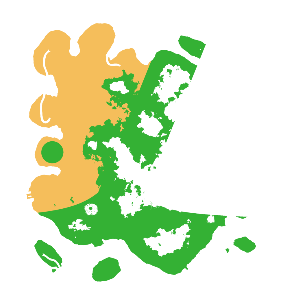 Biome Rust Map: Procedural Map, Size: 3550, Seed: 48438375