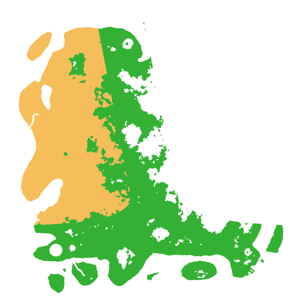 Biome Rust Map: Procedural Map, Size: 4300, Seed: 95181766