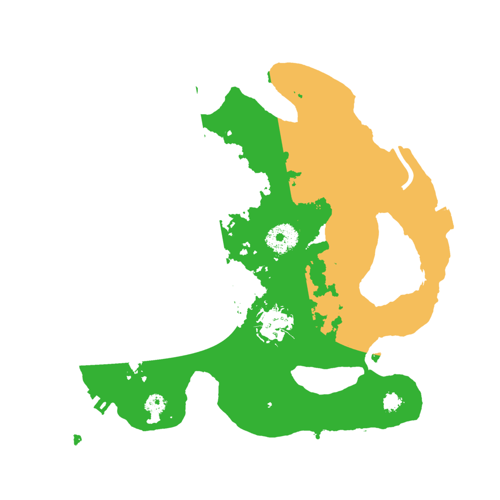 Biome Rust Map: Procedural Map, Size: 2500, Seed: 2060171612